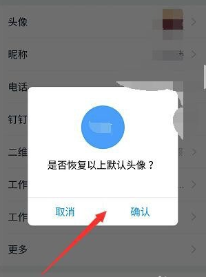 钉钉如何重置头像图案 钉钉还原默认头像操作步骤一览图6