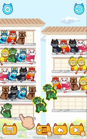 Cat Color Sort Puzzle游戏截图